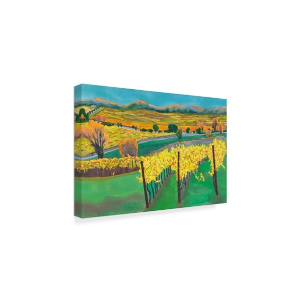 Carissa Luminess 'Autumn Vineyard' Canvas Art,12x19